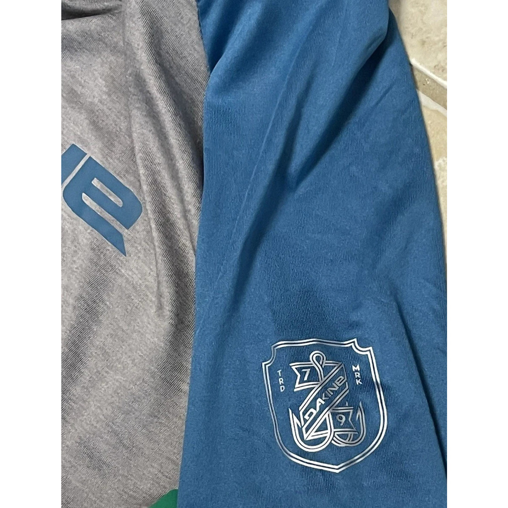 Dakine 2-Piece Set Boy's Swimsuit Rash Guard Top And Shorts; Blue L-14/16 NWT - Picture 10 of 12